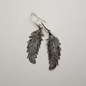 Moon Leaf Earrings