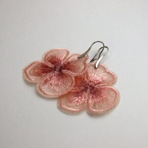 Woven Pink Flowers